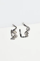 Serpentine Crystal Earrings