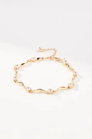 Wavy Crystal Bracelet