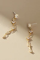 Drippy Crystal Drop Earrings