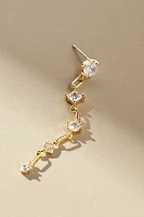 Drippy Crystal Drop Earrings