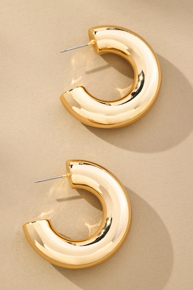 Chunky Hoop Earrings