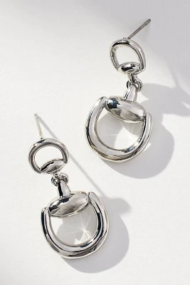 Horsebit Drop Earrings