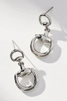 Horsebit Drop Earrings