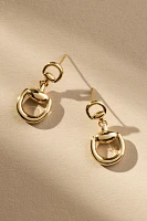 Horsebit Drop Earrings