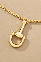 Horsebit Pendant Necklace