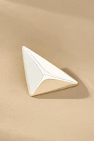 3D Pyramid Post Earrings