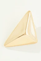 3D Pyramid Post Earrings