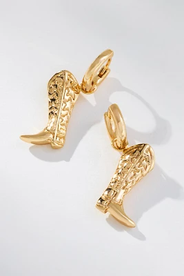 Western Boot Charm Earrings