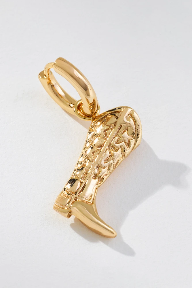 Western Boot Charm Earrings