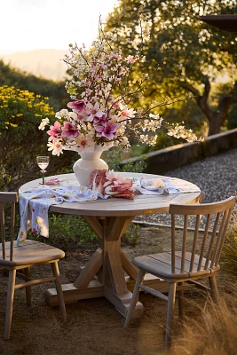 Clovis Cross Leg Teak Dining Table