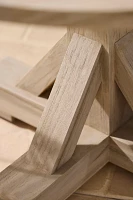 Clovis Cross Leg Teak Dining Table