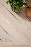 Clovis Cross Leg Teak Dining Table