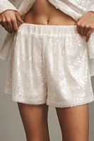 En Elly Sequin Shorts