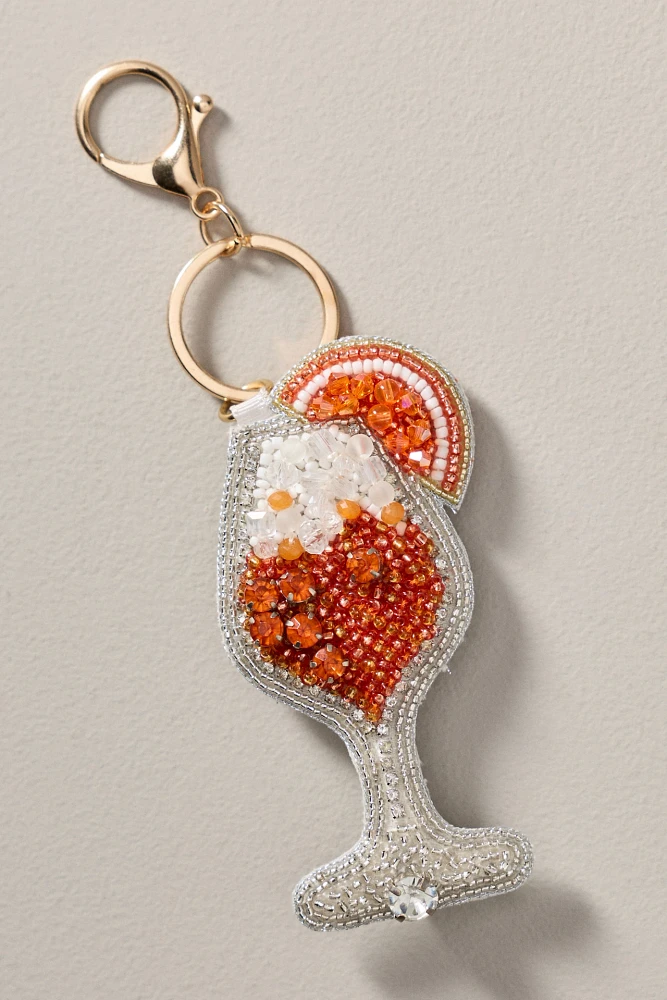 Libations Beaded Bag Charm