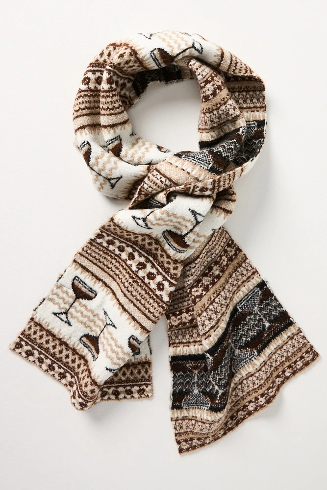 Maeve Fairisle Icon Knit Scarf