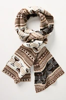 Maeve Fairisle Icon Knit Scarf