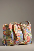 Damson Madder Printed Canvas Tote