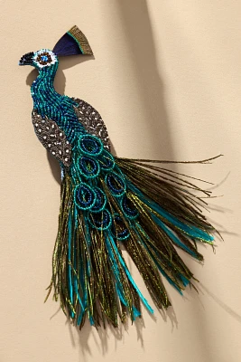 Deepa Gurnani Peacock Brooch