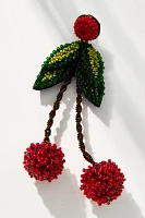 Deepa Gurnani Cherry Drop Earrings