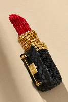 Deepa Gurnani Lipstick Brooch