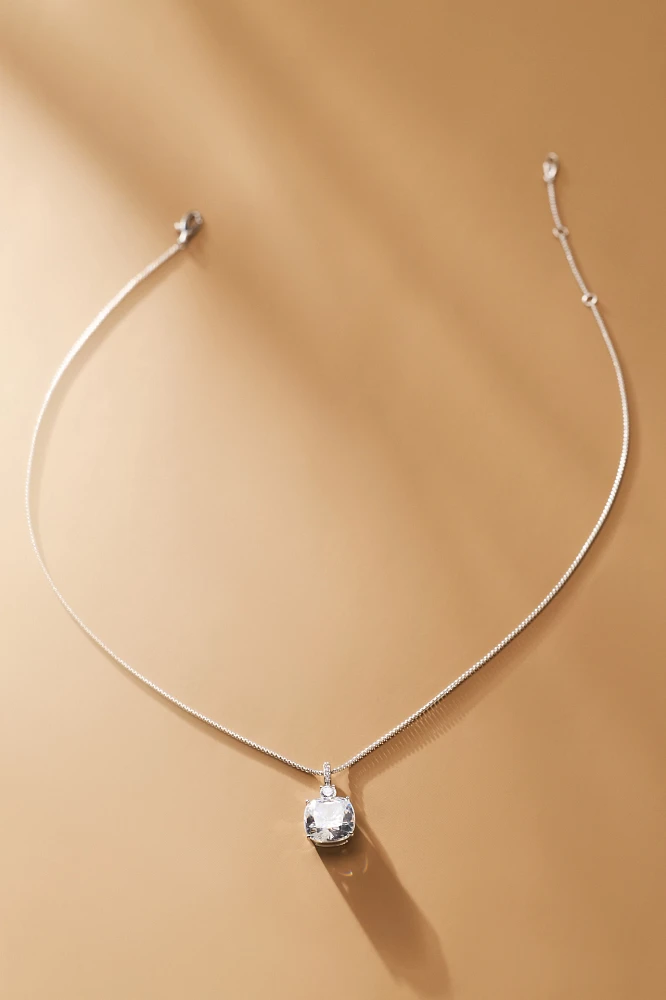 NADRI Macaron Clear Pendant Necklace