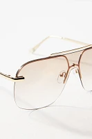 AIRE Venatici Wire Aviator Sunglasses