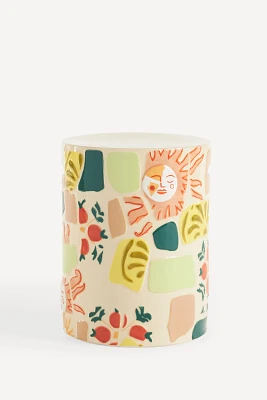 Mira Patchwork Ceramic Side Table