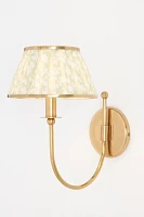 Lee Shaded Brass Sconce