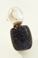 Lele Sadoughi Midnight Pebble Stud Earrings