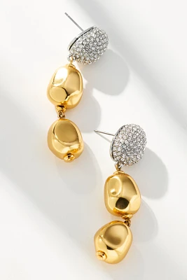 Lele Sadoughi Pebble Linear Drop Earrings