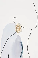 Lele Sadoughi Pearl Reflection Chandelier Drop Earrings