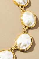 Lele Sadoughi Pearl Reflection Collar Necklace