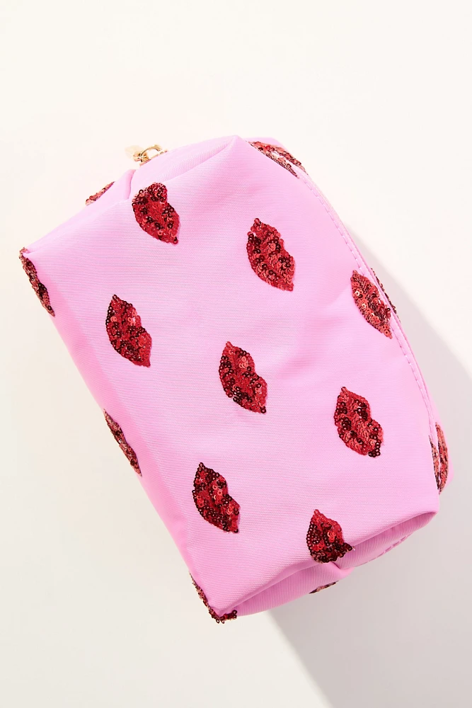 Shiraleah Cara Pattern Lips Zip Pouch