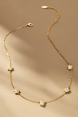 Crystal Studs Necklace