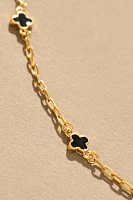 Tiny Clover Chain Necklace