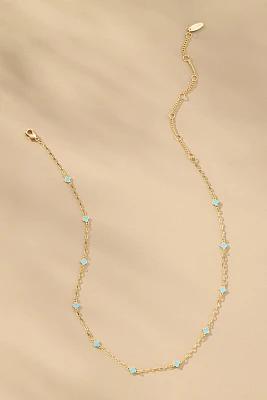 Tiny Clover Chain Necklace