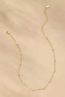Tiny Clover Chain Necklace