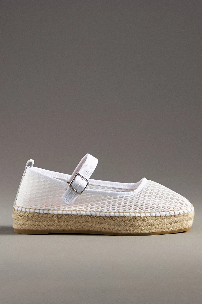 Maeve Netted Mary Jane Flats