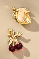 Gemelli Fruit Brooches, Set of 2