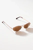 Oval Aviator Sunglasses