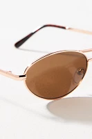 Oval Aviator Sunglasses