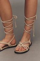 ALOHAS Tory Tie-Up Rope Sandals