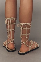 ALOHAS Tory Tie-Up Rope Sandals