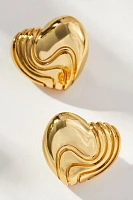 Logan Tay Swivel Love Post Earrings