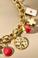 Logan Tay Strawberry Charm Necklace