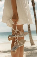 CAVERLEY Gail Strappy Block-Heel Sandals