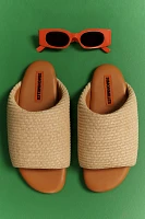 SIMONMILLER Raffia Bubble Slide Sandals
