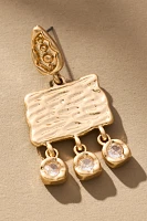 Chunky Square Drop Earrings