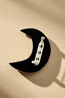 Allie Beads Moon Brooch