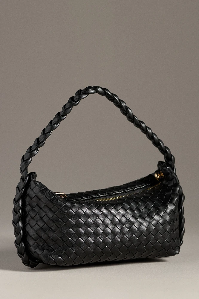 Melie Bianco Woven Shoulder Bag